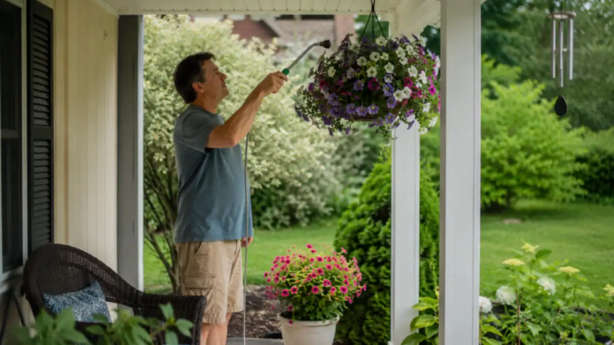The Watering Wand That Saved My Hanging Baskets