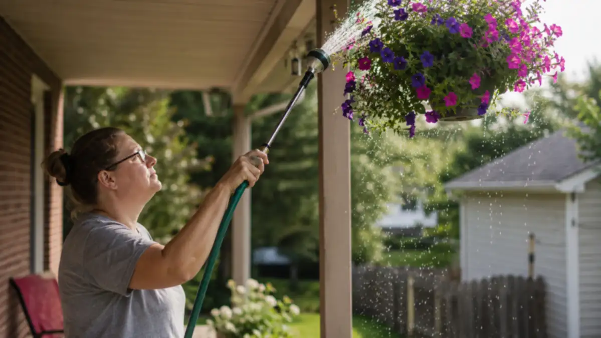 Green Mount Watering Wand Review: A Summer of Watering Hanging Baskets and Beds